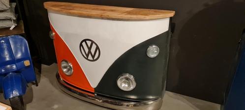 VW barkast, hout en metaal, nieuw! zie foto's, Huis en Inrichting, Barkrukken, Nieuw, 90 cm of meer, Hout, Metaal, Ophalen of Verzenden