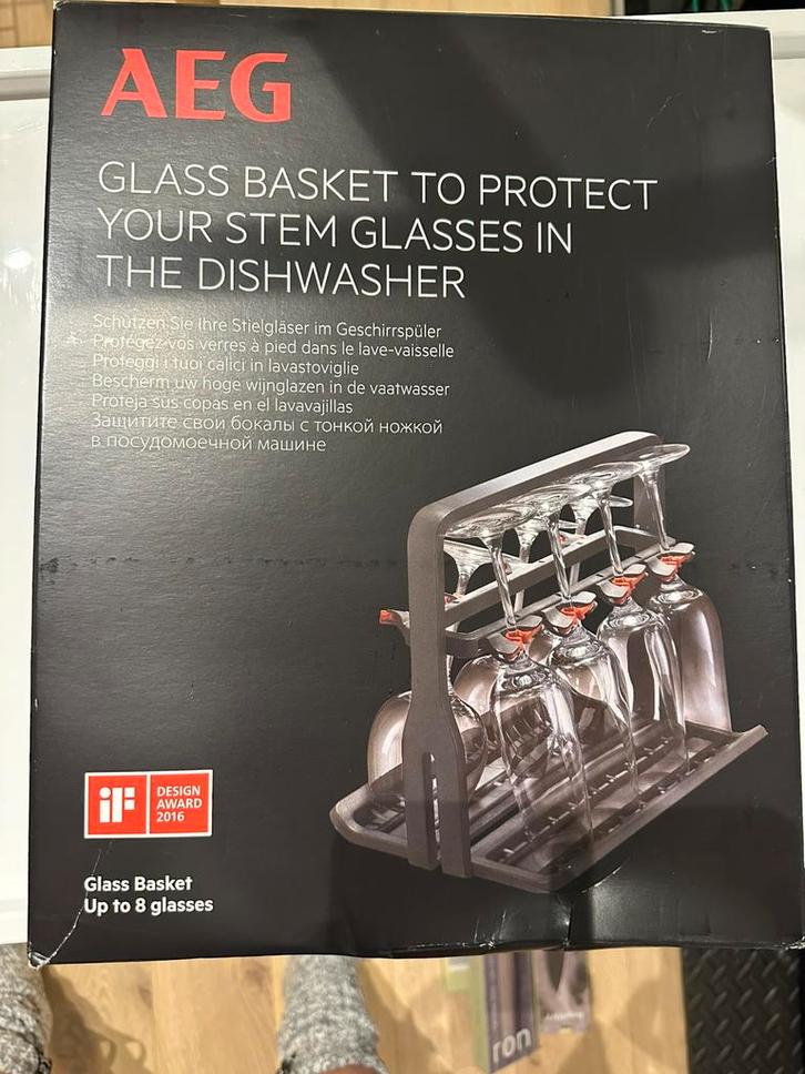 AEG Wijnglazenhouder, Elektronische apparatuur, Vaatwasmachines, Zo goed als nieuw, Ophalen