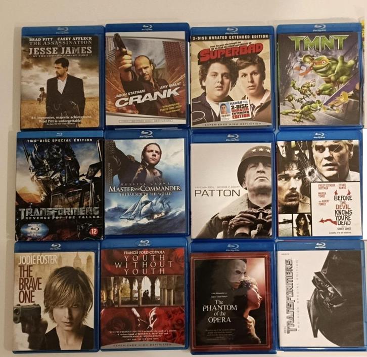 Blu-ray collectie (12 stuks), Cd's en Dvd's, Blu-ray, Gebruikt, Ophalen of Verzenden