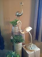messing flamingo's, Antiek en Kunst, Ophalen