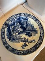 Bord delfts blauw, Ophalen