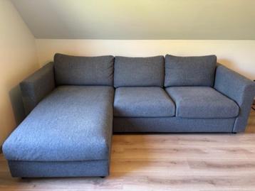 driezit sofa incl. chaise longue (Ikea), 250 à 300 cm, Comme neuf, Enlèvement, Tijdloos