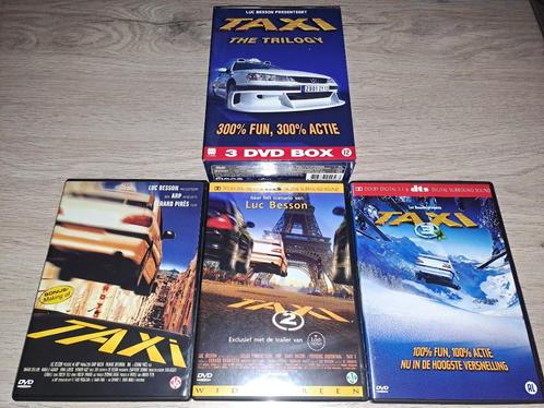 Taxi Trilogy, Cd's en Dvd's, Dvd's | Overige Dvd's, Zo goed als nieuw, Boxset, Ophalen of Verzenden