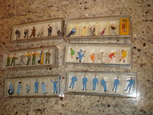 figurines Preiser HO --- 1/87 ---- 6 sets ----, Hobby & Loisirs créatifs, Trains miniatures | HO, Neuf, Autres types, Enlèvement ou Envoi