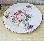 bord Limoges diameter 22,5 cm - bloemmotief, Ophalen