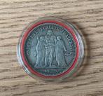 Liberte egalite fraternite 1875 5 francs, Ophalen of Verzenden