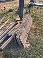 Betonplaten en palen, Ophalen, Gebruikt, Palen