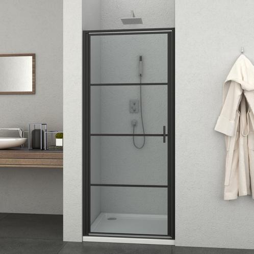 Douchedeur zwart industriële look voor breedte 87-90cm, Maison & Meubles, Salle de bain | Salle de bain complète, Comme neuf, Enlèvement