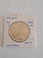 Belgie 100 fr 1951 vlaams AG UNC !!geres, Ophalen of Verzenden