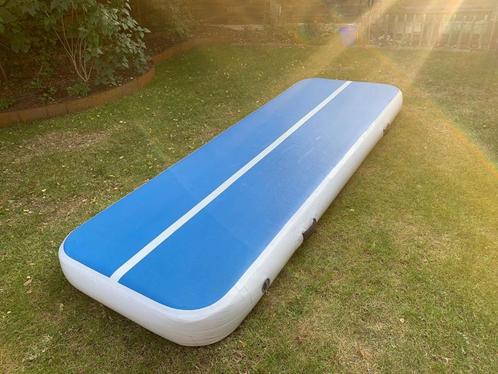 airtrack, Sport en Fitness, Turnen, Gebruikt, Materiaal, Blauw, Ophalen