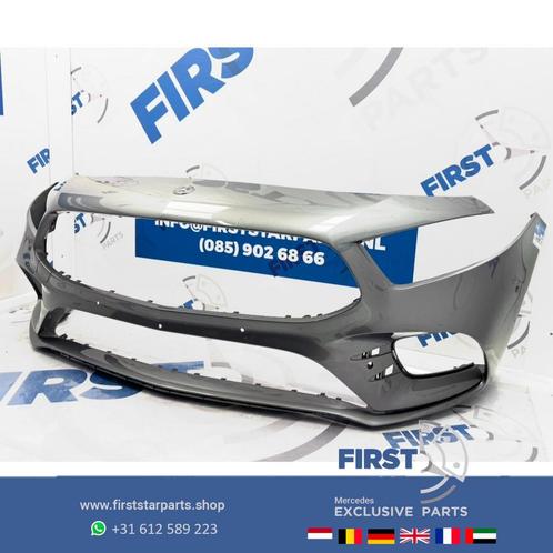 W177 BUMPER Mercedes A Klasse AMG VOORBUMPER WIT GRIJS ZWART, Auto-onderdelen, Carrosserie, Bumper, Mercedes-Benz, Voor, Gebruikt
