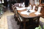 Eetkamer "Issabelle", Ophalen, Gebruikt, Massief Midden Eik, 4 tot 6 stoelen