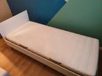Bed Bopita incl. lattenbodem en matras, Huis en Inrichting, Slaapkamer | Bedden, Ophalen, 90 cm, Eenpersoons, Wit