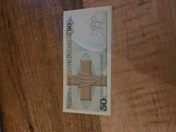 Polen – 50 Złotych bankbiljet (1988, Generaal Karol Świercze beschikbaar voor biedingen