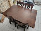 Ancienne table à manger/ chêne massif, Maison & Meubles, Salles à manger complètes, Enlèvement, Utilisé