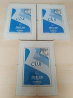 CLIX FOTOLIJSTJES MET GLAS EN STEVIGE ACHTERZIJDE, Ophalen of Verzenden, Zo goed als nieuw, Overige materialen