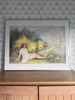 Jan Keustermans - grote aquarel, Ophalen