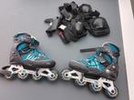 Inline skates 38-41 met beschermingsstukken., Overige merken, Verstelbaar, Ophalen of Verzenden, Zo goed als nieuw
