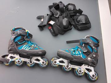 Inline skates 38-41 met beschermingsstukken. beschikbaar voor biedingen