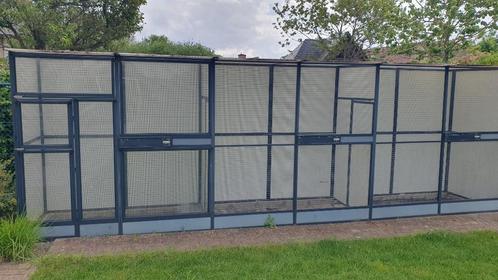 Voliere 6x1meter Kweekkooi in goede staat., Dieren en Toebehoren, Vogels | Hokken en Kooien, Gebruikt, Vogelkooi, Aluminium, Ophalen