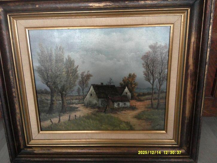 F. De Groot (1926) -Belle peinture -Mentionné au PIRON, BAS, Antiquités & Art, Art | Peinture | Classique, Enlèvement ou Envoi