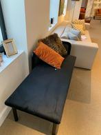 Prachtige zwarte chaise longue gekocht, Maison & Meubles, Canapés | Sofas & Chaises Longues, 150 à 200 cm, Comme neuf, Enlèvement