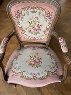 Antieken stoel rozen print, Antiek en Kunst, Ophalen