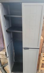 Kunststof opbergkast groot en een half grote kast., Jardin & Terrasse, Stockage & Armoires de jardin, Enlèvement, Utilisé, Synthétique