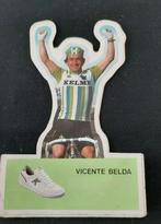 Vintage sticker wielrennen Vicente Belda ' 80 Kelma sponsor, Verzamelen, Stickers, Sport, Ophalen of Verzenden, Zo goed als nieuw