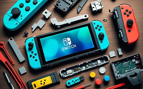Goedkopere Nintendo Switch-reparatie, Games en Spelcomputers, Spelcomputers | Nintendo Switch, Nieuw, Switch Original, Met 3 controllers of meer