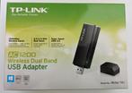 TP LINK AC1200 Wireless Dual Band USB Adapter, Computers en Software, Netwerk switches, Ophalen of Verzenden, Zo goed als nieuw