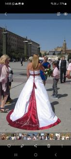 Robe de mariée avec son jupon, Comme neuf, Enlèvement ou Envoi, Robe de mariée