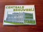 Glacoïde reclamebord Centrale Brouwerij, Verzamelen, Ophalen of Verzenden, Zo goed als nieuw, Reclamebord
