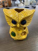 Keramische uil – vintage waxinelichthouder / geurbrander, Enlèvement, Comme neuf