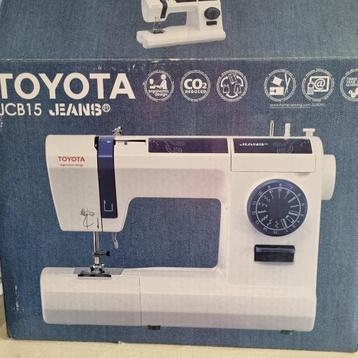 Naaimachine Toyota JCB15 jeans - NIEUW, Hobby & Loisirs créatifs, Enlèvement, Neuf, Machine à coudre, Autres marques
