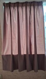 Overgordijnen, Ophalen, Bruin, Zo goed als nieuw, 200 cm of meer