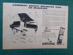 Benoit Brisefer - publicité papier kit bag Antoine - 1966, Autres types, Autres personnages, Utilisé, Enlèvement ou Envoi