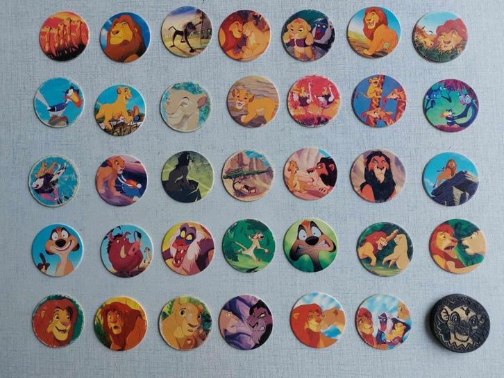 Panini Caps Lion King De Leeuwekoning Pog Flippo jaren 90, Verzamelen, Flippo's, Losse flippo's, Strip, Ophalen of Verzenden