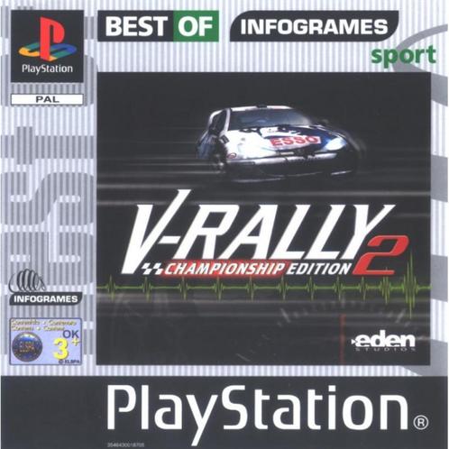 V-Rally 2, Games en Spelcomputers, Games | Sony PlayStation 1, Zo goed als nieuw, Racen en Vliegen, 1 speler, Vanaf 3 jaar, Ophalen of Verzenden