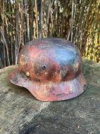 Duitse m35 ww2-helm, Verzamelen, Ophalen of Verzenden, Overige soorten