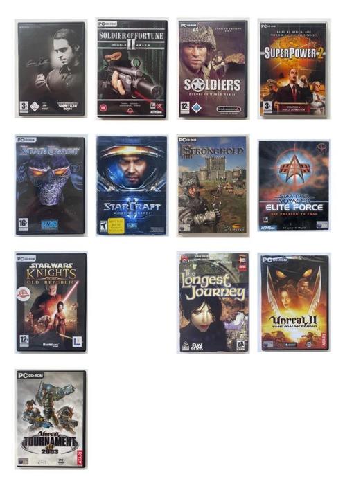 +/- 50 zalige PC Games (in originele doos mét boekjes), Games en Spelcomputers, Games | Pc, Ophalen