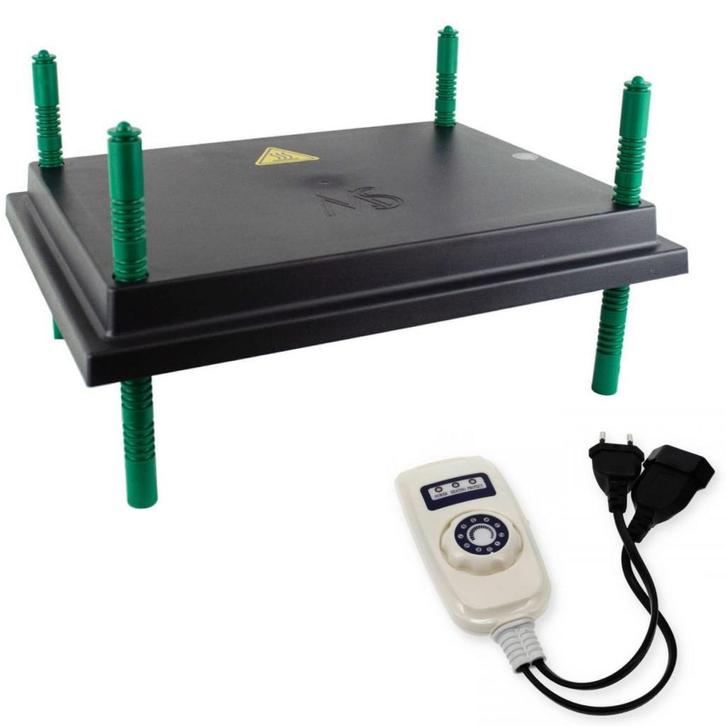 Warmteplaat 25 x 30 cm met regelaar- Voor uw kuikens, Dieren en Toebehoren, Pluimvee