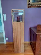 houten piedestal met windscherm, Huis en Inrichting, Ophalen, Gebruikt