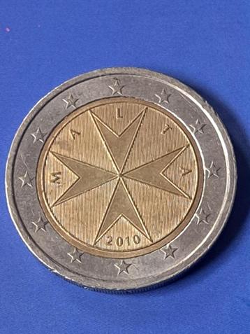 2010 Malta 2 euro, schaars beschikbaar voor biedingen