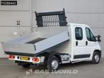 Citroën Jumper 130PK Kipper Dubbel Cabine Trekhaak Euro6 Ti, Auto's, Stof, Gebruikt, Euro 6, 4 cilinders