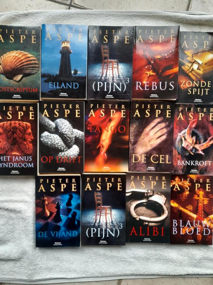 Livres de Pieter Aspe, Livres, Aventure & Action, Comme neuf, Enlèvement ou Envoi