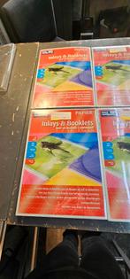 inlegboekjes voor cd doosjes, standaard, papier, nieuw., Enlèvement, Neuf, dans son emballage