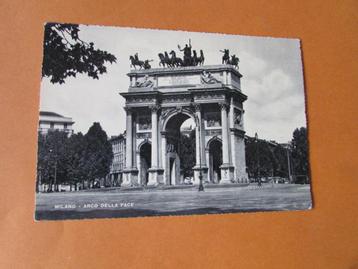 MILAAN, THE ARCH OF PEACE, 2 POSTKAARTEN beschikbaar voor biedingen