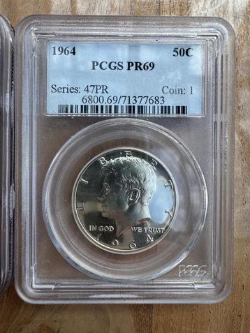 Verenigde Staten – 1964 Kennedy Half Dollar Proof beschikbaar voor biedingen