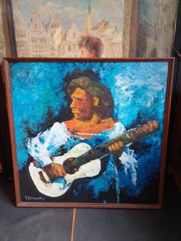 Paul Permeke  1918 - 1990   Gitarist beschikbaar voor biedingen